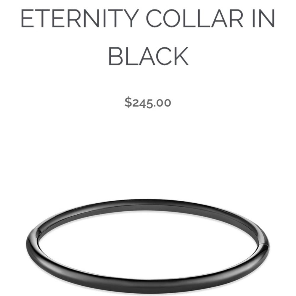 Black Titanium Eternity Collar